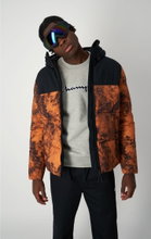 Champion Winterjacke mit Kapuze - Funktionswattierung, mit gestricktem Logo-Schriftzug - braun Herren